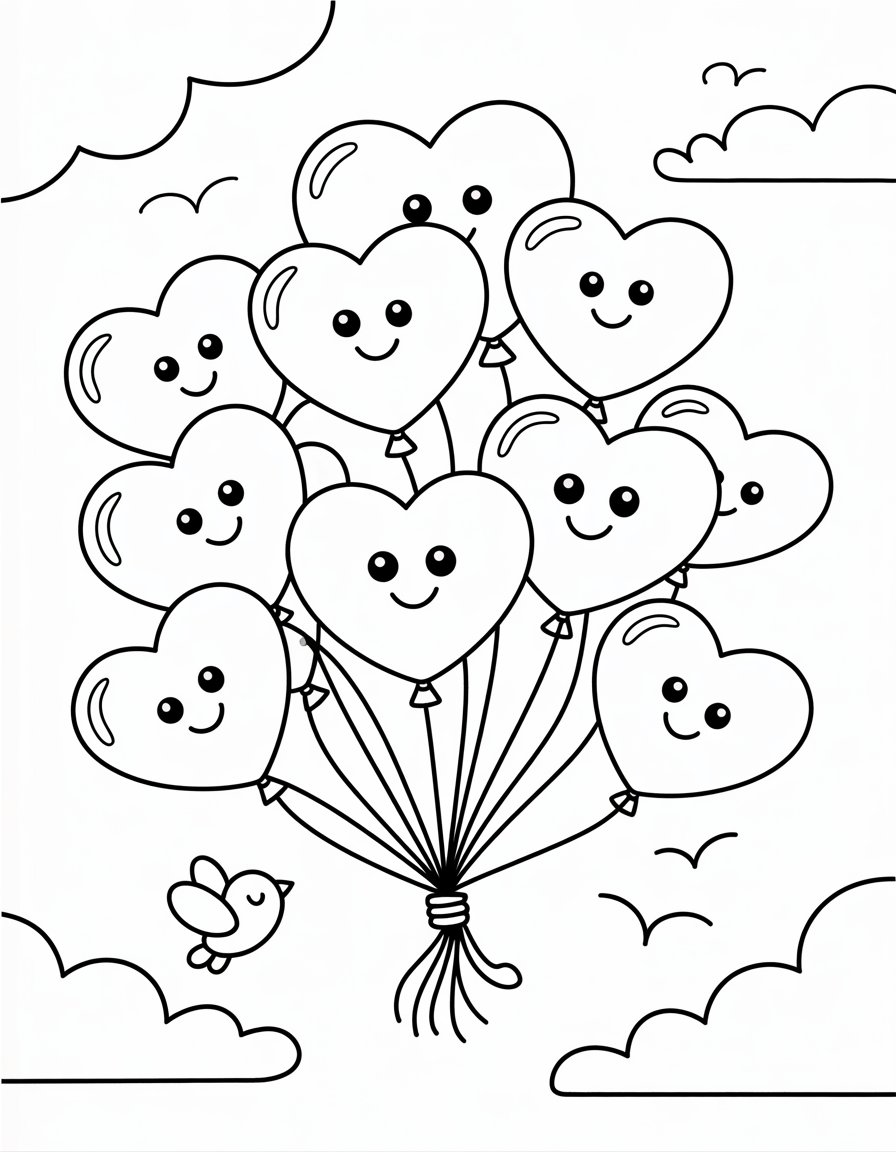 Heart Balloon Release